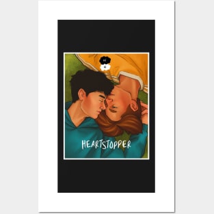 Nick and Charlie - heartstopper tfios poster Posters and Art